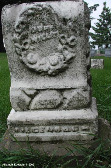 Grave marker of William Henry Fiegenbaum