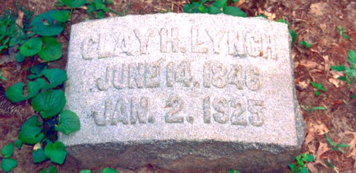 Grave of Clay Hardin Lynch