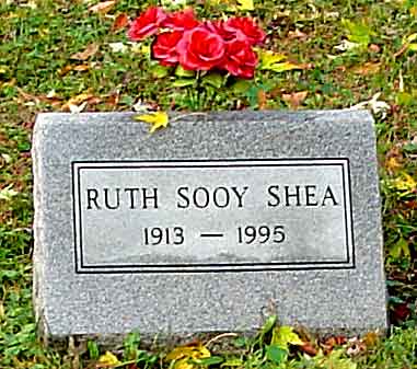 Gravestone of Ruth (Sooy) Shea