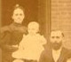 clipping from extended family portrait showing only the Blume-Fiegenbaum family