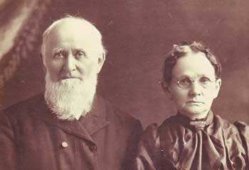 photographic portrait of Friedrich and Louisa (Otto) Fiegenbaum
