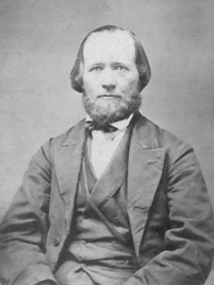 photographic portrait of a young Rev. Hermann Wilhelm Fiegenbaum