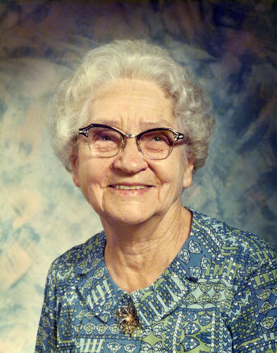 studio photograph of Charlotte C. Gerber as a senior citizen