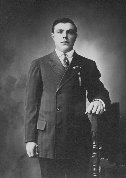 formal photographic portrait of Eugene A. Gerber