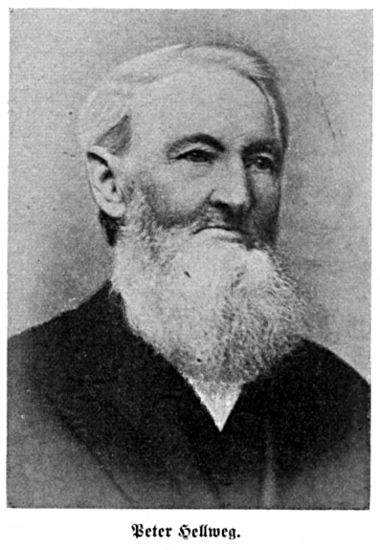 published portrait of Rev. Peter Hellweg