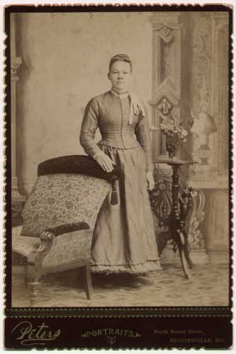 photographic studio portrait of Henriette C. A. Starkebaum